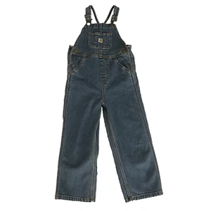 Carhartt Overalls Toddler 4T Jean Denim Classic Farm Pants Unisex - Picture 1 of 10