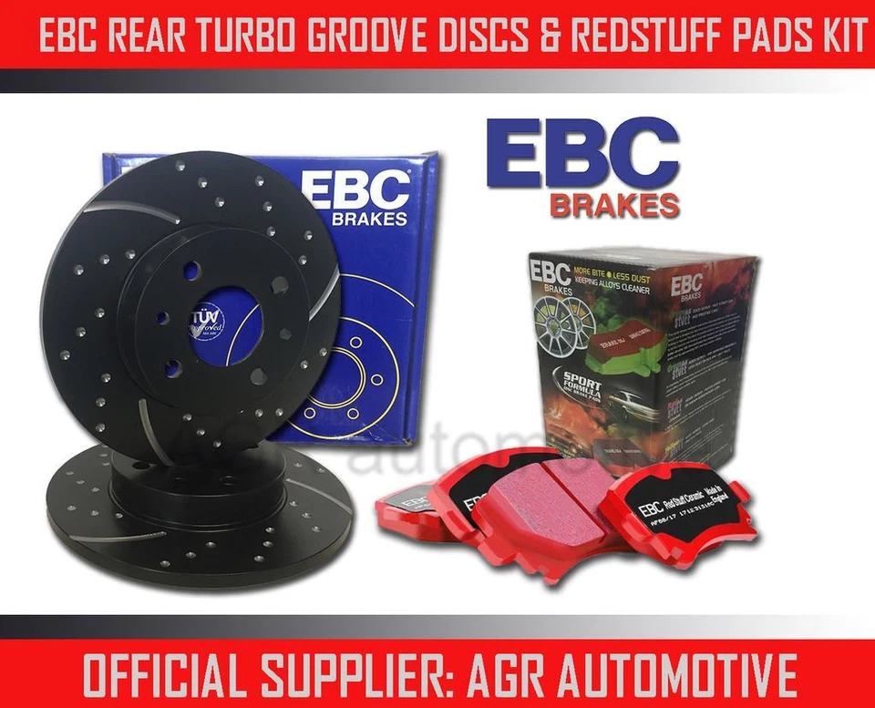 EBC REAR GD DISCS REDSTUFF PADS 320mm FOR CHRYSLER (USA) 300C 3.0 TD 2011- - Image 1 of 1
