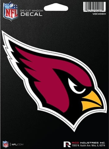 Arizona Cardinals Die Cut Decal-Car Window, Laptop, Tumbler. See Description Cover