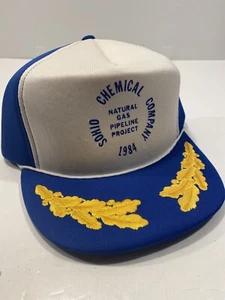 SOHIO Trucker Hat Chemical Company Pipeline Project 1984 Snapback - Imagen 1 de 4