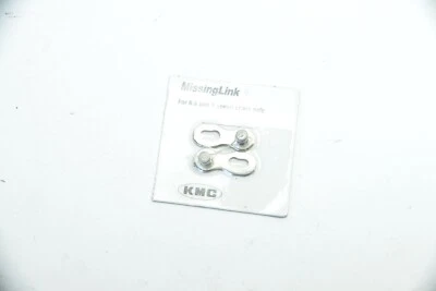 KMC MISSING LINK FOR 6.6 MM BICYCLE 9 SPEED CHAIN ONLY MASTER QUICK LINK - Image 1 of 2