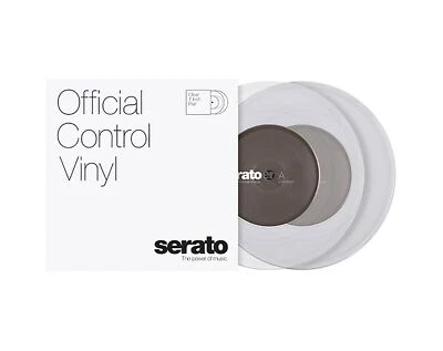 Serato SCV-PS-CLE-10, 10" Control Vinyl Pair - Clear - Image 1 of 3