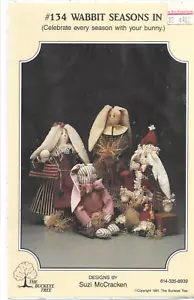 Buckeye Tree Pattern #134-Wabbit Seasons In-18" Bunnies - Picture 1 of 1