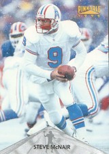 1996 Pinnacle Football Premium Stock Silver #8 Steve McNair