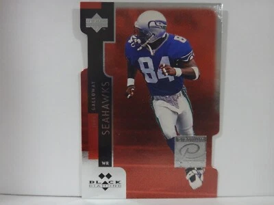 1998 Upper Deck Black Diamond Premium Cut Double Diamond Joey Galloway #PC14 - Image 1 of 2