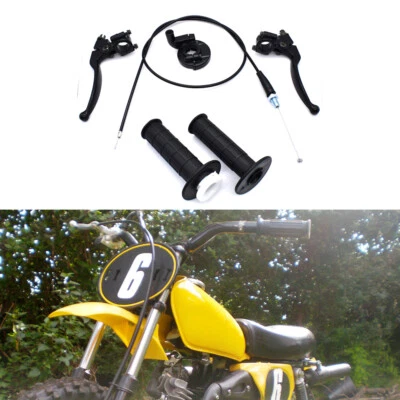 For Honda CRF100F 50F XL100 125 XR100R XR80R Throttle Cable Brake Clutch Lever - Image 1 of 4