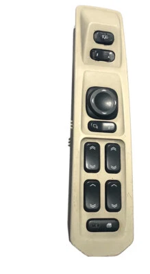 2004 05 06 07 2004-2007 Cadillac SRX fabricante de equipos originales interruptor de ventana maestra del lado del conductor bronceado Foto 1 de 3