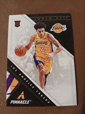 2017-18 LONZO BALL PANINI PINNACLE NBA ROOKIE CARD RC #254 LA LAKERS UCLA BULLS - Image 1 of 2