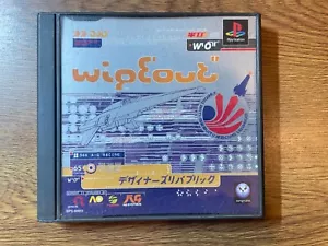 SONY PLAYSTATION PS JAPAN WIPEOUT WIPE OUT - Picture 1 of 2