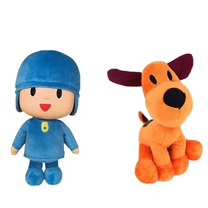 Pocoyo Boy & Loula Dog 8” Plush Set Stuffed Animals New GIFT From USA Rare Cute - Picture 1 of 1