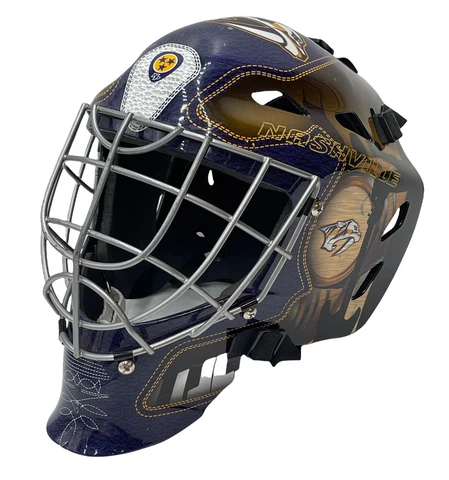 Nashville Predators Unsigned Franklin Sports Replica Goalie Mask Juuse Saros Cover