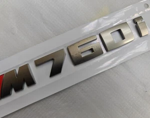 Autocollant coffre arrière emblème badge lettre gris gris pour 7 séries G12 M760i 760i - Photo 1/1
