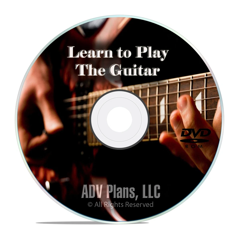 Beginner Guitar Lessons, Acoustic or Electric, Play Music Instructional DVD E94 - Image 1 of 1