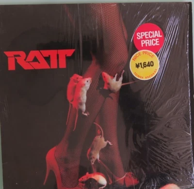 MINT RATT Self Titled Japan 1st pressing 12'' vinyl 1983 rare w SHRINK WRAP - Image 1 of 4