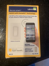 Leviton DW15S-1BZ Decora Smart Wi-Fi 15A Universal Led/Incandescent Switch