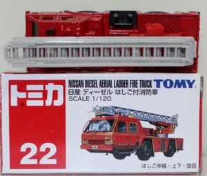 Tomica 22 Nissan Diesel Fire Truck with Ladder 2400010309472 - Picture 1 of 5