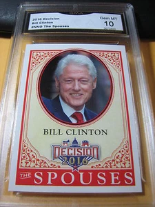 BILL CLINTON 2016 CÓNYUGES DE DECISIÓN # NNO GRADO 10 L@@@K - Imagen 1 de 1