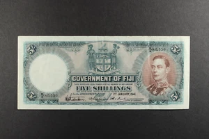 Fiji 5 Shillings, 1941, ... P-37d ... VF - Picture 1 of 2