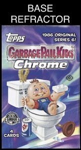 NEW Base Refractor  2023 Garbage Pail Kids Chrome 6 Complete Your Set GPK U Pick