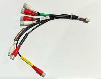 PIONEER DMH-T450EX DMHT450EX RCA Front/Rear/Sub/Rear Camera In/Rear Monitor Out - Image 1 of 3