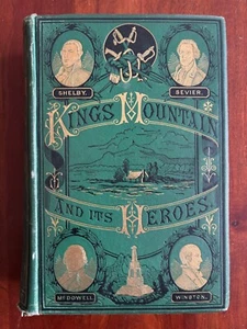 1881 Kings Mountain, North Carolina Revolutionary War History, MAPS, 1st DRAPER - Picture 1 of 4
