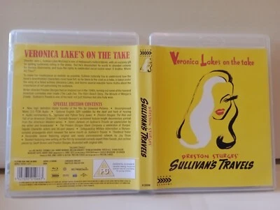 SULLIVAN'S TRAVELS Blu-ray  REG B VERONICA LAKE JOEL McCREA ROBERT WARWICK - Image 1 of 3