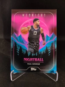 2023-24 Topps Midnight Basketball Nightball NB-10 Paul George - Bild 1 von 1