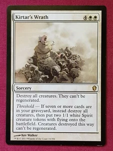 Magic The Gathering COMMANDER 2013 C13 KIRTAR'S WRATH white card MTG - Picture 1 of 2