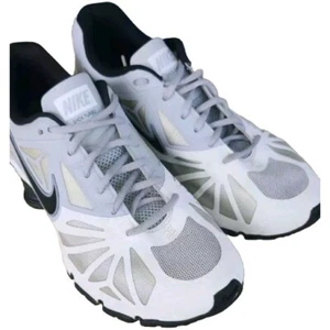 RARE Nike Shox Turbo Athletic Men's Shoes Sz 8 Gray White Black 631760-100 - Picture 1 of 10