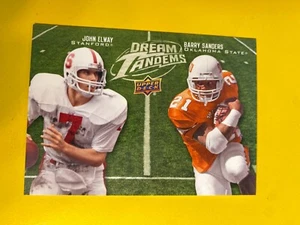 63231 2011 Upper Deck Dream Tandems #DT11 Barry Sanders John Elway - Bild 1 von 3