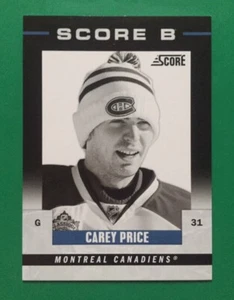 CAREY PRICE (MONTREAL) 2011-12 SCORE SCORE B INSERT #4 - Bild 1 von 2
