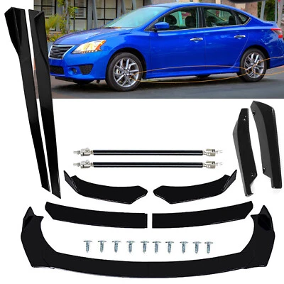 Body Kits Front Bumper Lip Spoiler Splitter Side Skirt Rear For Nissan Sentra — 第 1/4 张图片