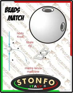 Perline stonfo per l'aggancio dei finali alla lenza madre beads match PLUS - Imagen 1 de 1