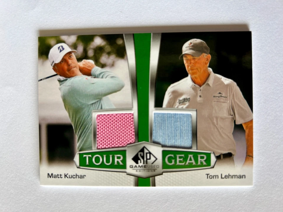2024 Upper Deck SP Game Used Matt Kuchar & Tom Lehman Dual Relic Card #TG2-LK - Image 1 of 2