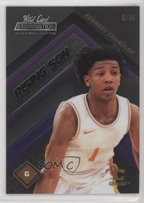 2021 Wild Card Alumination Rising Sons Chase Purple /18 Kennedy Chandler #RS-17 - Image 1 of 2