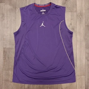 XL Air Jordan Dri-FIT Fitted Training Sport Sleeveless Tank Top Purple - Bild 1 von 10