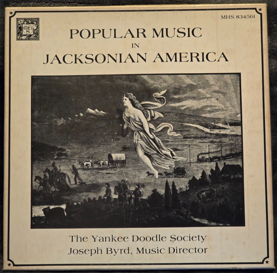 POPULAR MUSIC IN JACKSONIAN AMERICA ~ THE YANKEE DOODLE SOCIETY ~ 3 LPs 1982 EX - Image 1 of 4
