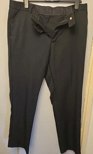 Mens Black Dress Trousers 38 Inch Waist 31 Inch Leg Regular Fit Debenhams - Picture 1 of 4