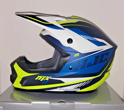 HJC CS-MX2 Drift Motocross Helmet Yellow MD Medium ATV Dirt CSMX CS-MX USA DOT Foto 1 de 4