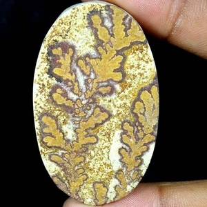 100% Natural Dsilomelane Dendrite Oval Cabochon A+Wonderful 86.80Cts. 30x51x05mm - Picture 1 of 3