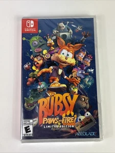 Brandneu Sealed Nintendo Switch Bubsy Paws on Fire! - Bild 1 von 15