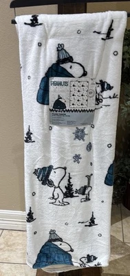 Snoopy Plush Throw Blanket Puffer Jacket Winter Christmas 50”x70” - Image 1 of 2