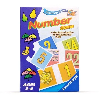 Number Game Children's Counting Puzzle Card Game Preschool ▪︎ Ravensburger - Image 1 of 4