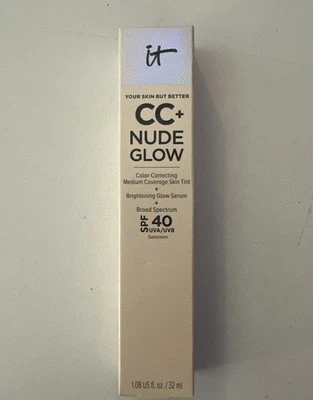 It Cosmetics CC+ Nude Glow Color Correct Skin Tint SPF 40 RICH HONEY 1.08 Fl Oz - Image 1 of 4