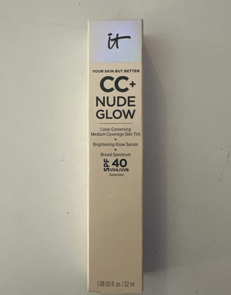 It Cosmetics CC+ Nude Glow Color Correct Skin Tint SPF 40 RICH HONEY 1.08 Fl Oz - Image 1 of 4