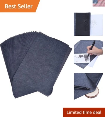 Versátil papel de transferencia de carbono de 30 hojas, 8,5 x 11 pulgadas para manualidades y diseños Foto 1 de 4