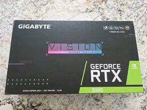 Gigabyte Nvidia GeForce RTX 3090 Vision 24GB GDDR6X Graphics Card... - Afbeelding 1 van 13