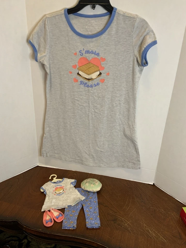 Pijama muñeca American Girl "S'more Please" talla grande 14/16 Foto 1 de 4