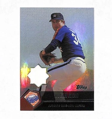 2004 Topps Nolan Ryan Game Used Jersey Relic Card Astros HOF - Image 1 of 2