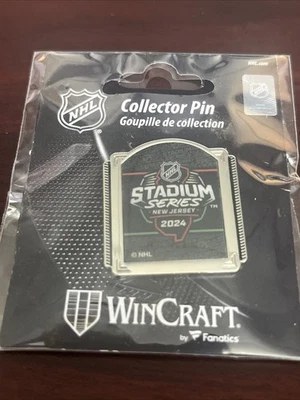 2024 NHL Stadium Series Collector’s Pin New Jersey - Image 1 of 2